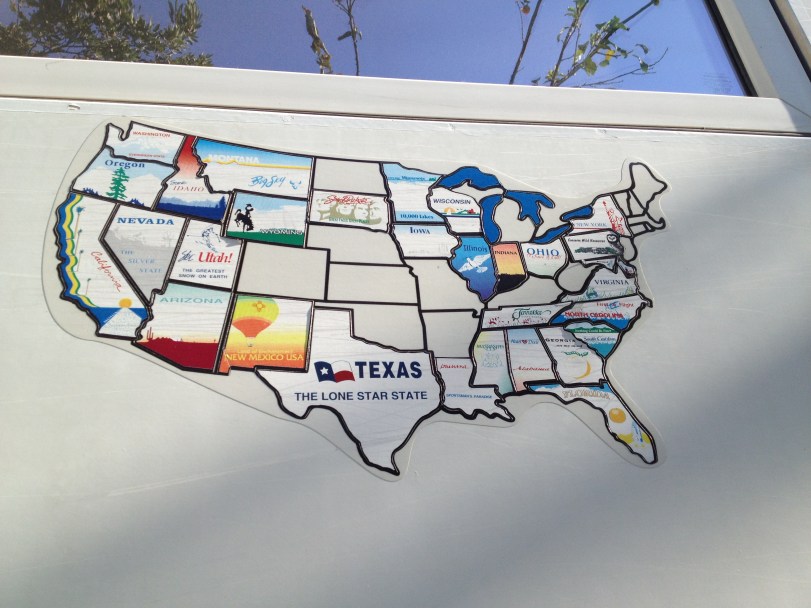 Germans US road trip map