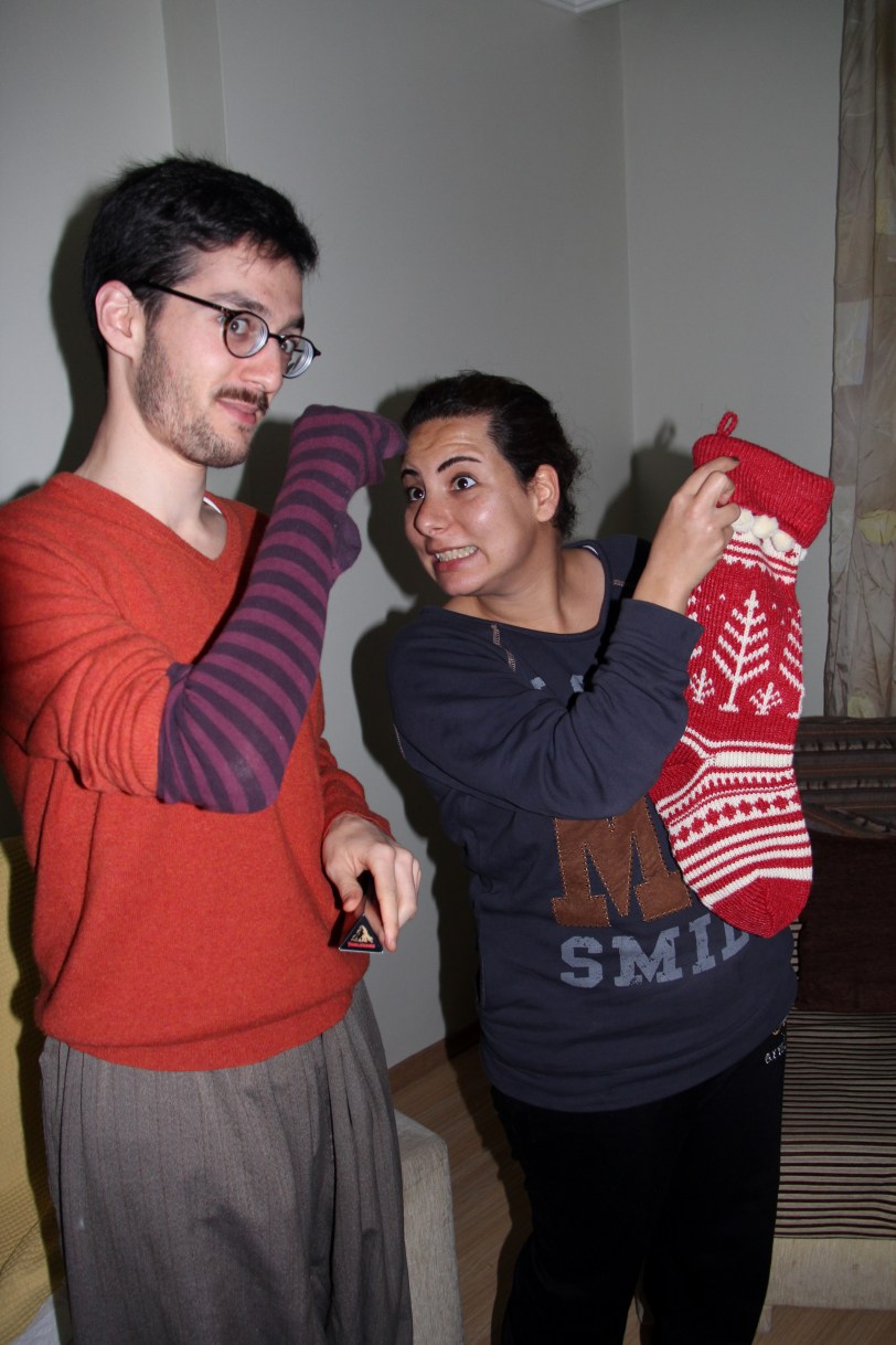 Eric & Eda with their stockings