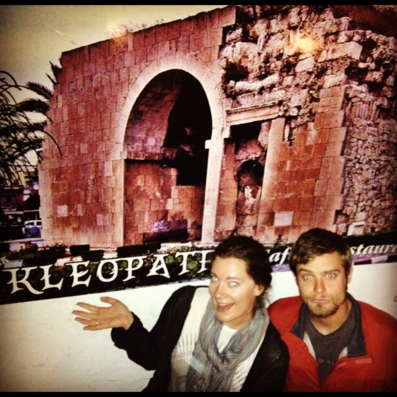 Just think, Cleopatra walked these streets...