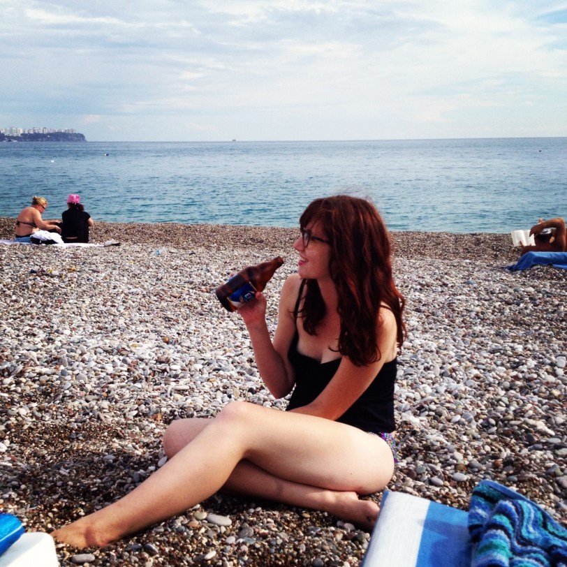 The beautiful bathing Bebe