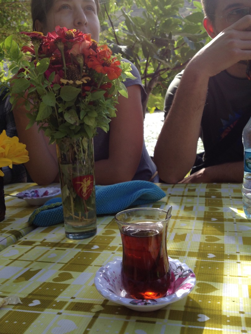 Tea in the sunken city of Halfeti