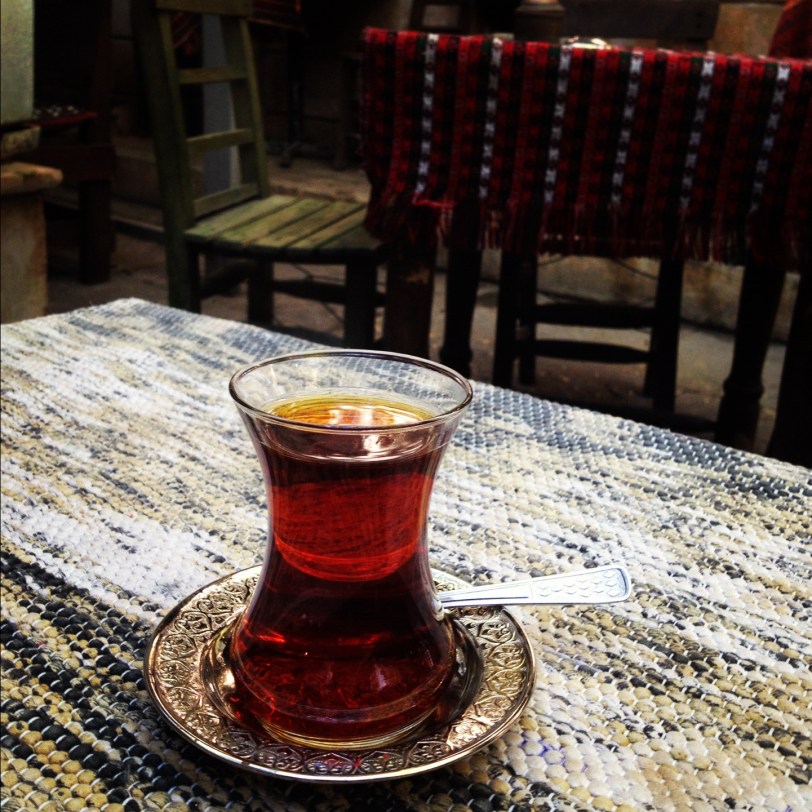 Taking tea in Gaziantep
