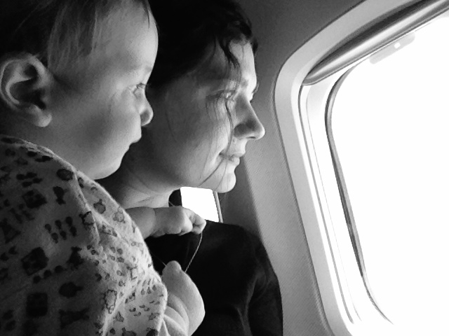 Eddie and I gazing down on Turkey from the clouds