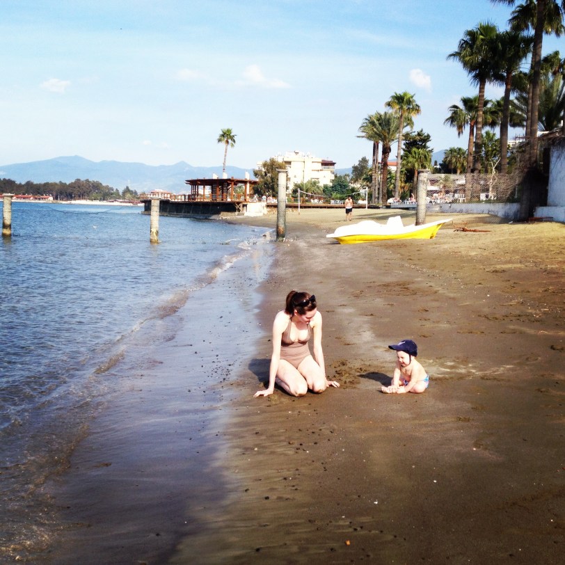 Hanging at the beach 