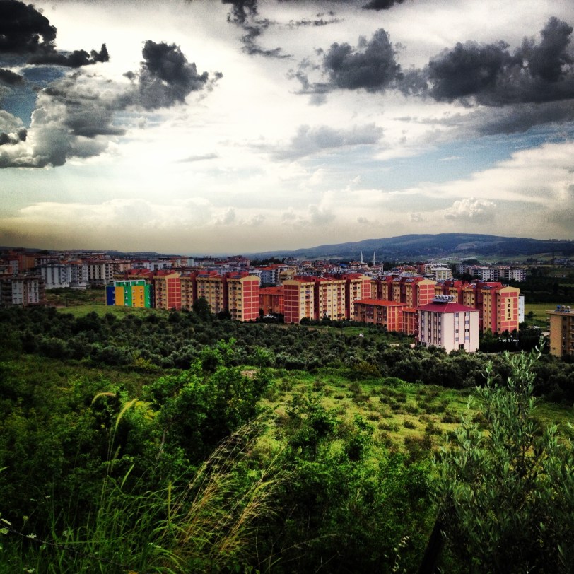 The university district of Osmaniye from above