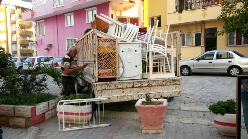 All my (new, thanks to Eda) stuff loaded up and ready to go