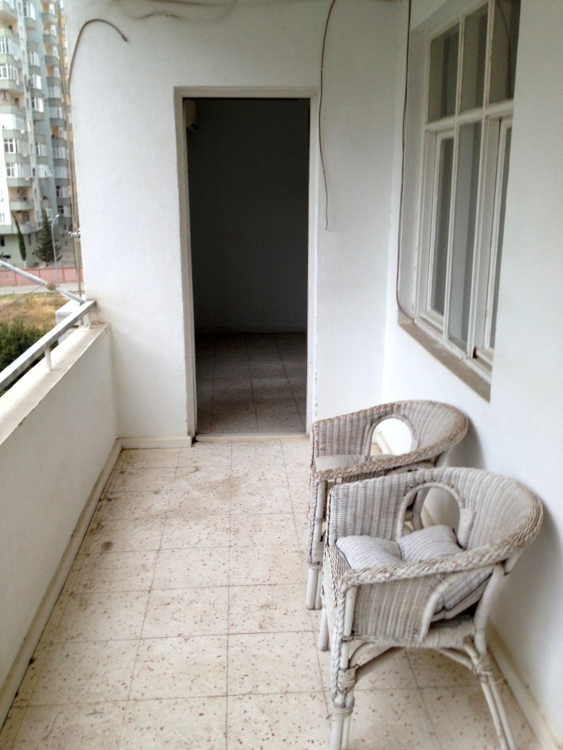 The balcony needs some cleaning, but still, I love it! 