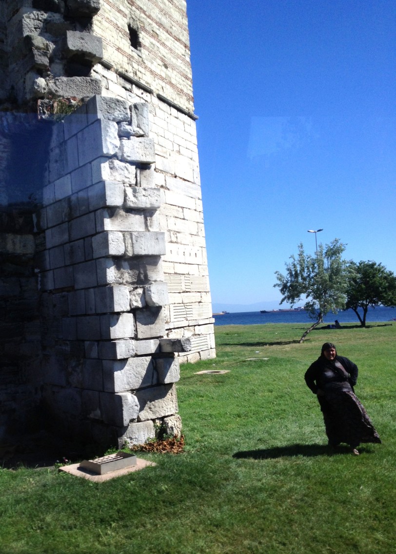 The city contains open spaces along the water