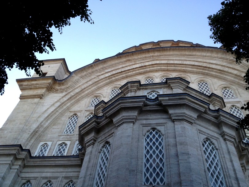A closer view of the Hagia Sophia 