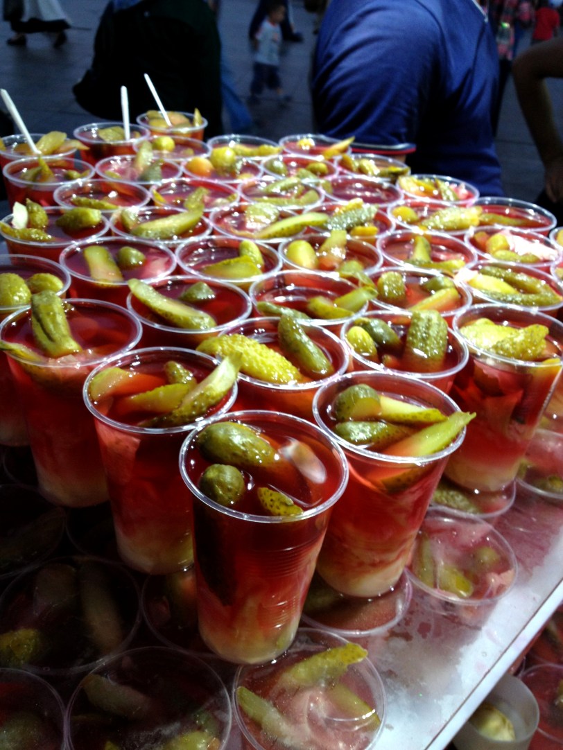 Pickle juice, essentially!