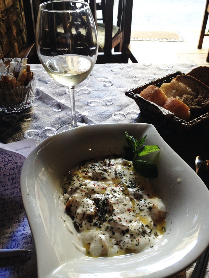 One of my last meals... manti! Mmmmm.