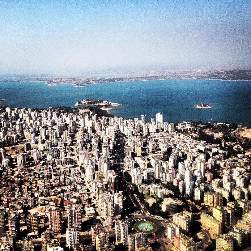 Lake Seyhan is just north of the city