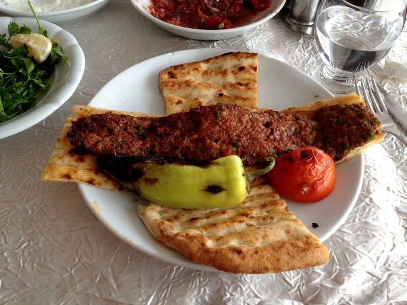 Celebratory Adana kebab!
