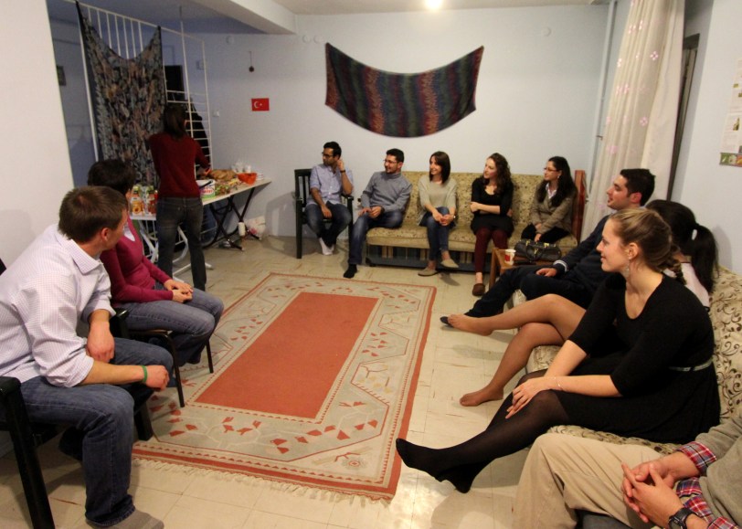 And explaining the food items...