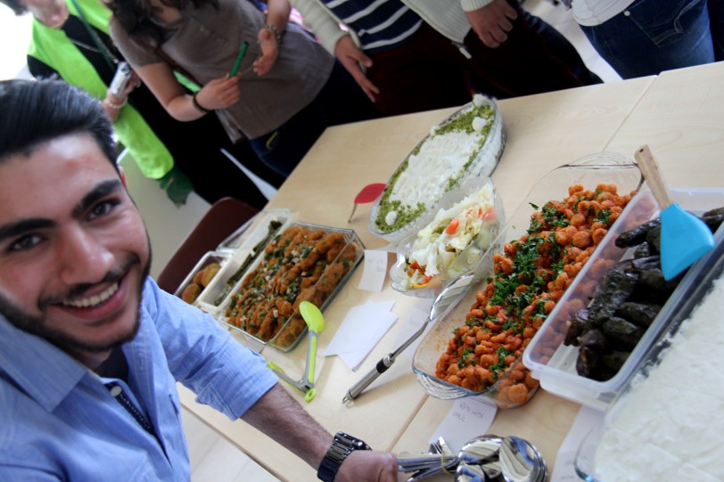Turkish food made by students or their families