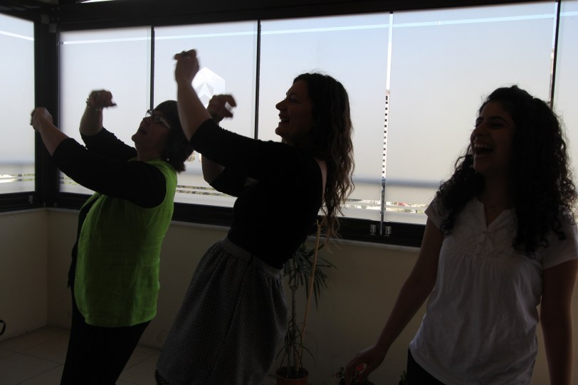 working on our moves