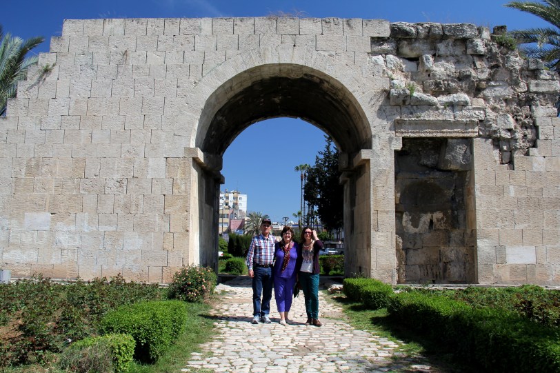 In front of Cleopatra's Gate