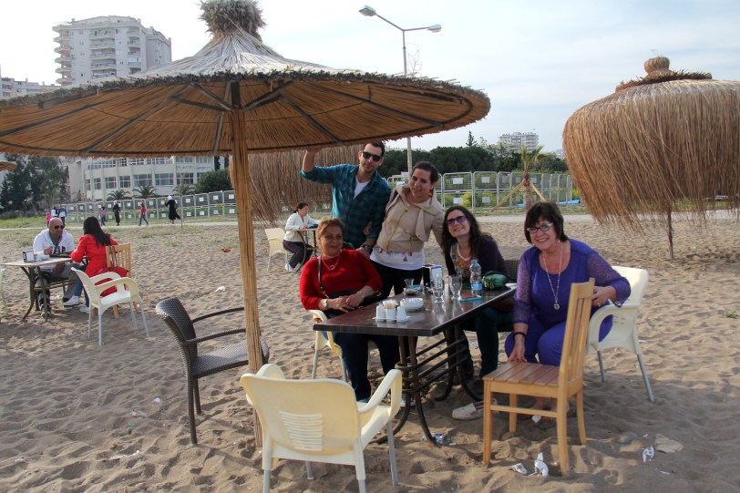 Coffee break on the beach