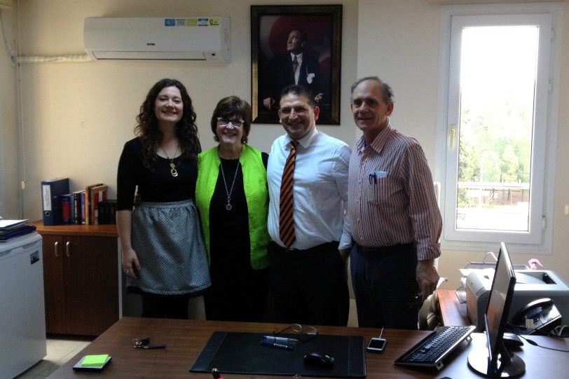 Visiting Efe in his office