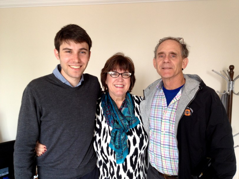 Spending time with my site mate Ben