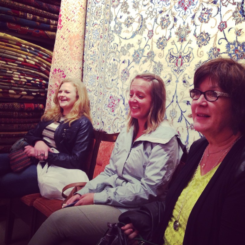 Carpet shopping in the Grand Bazaar