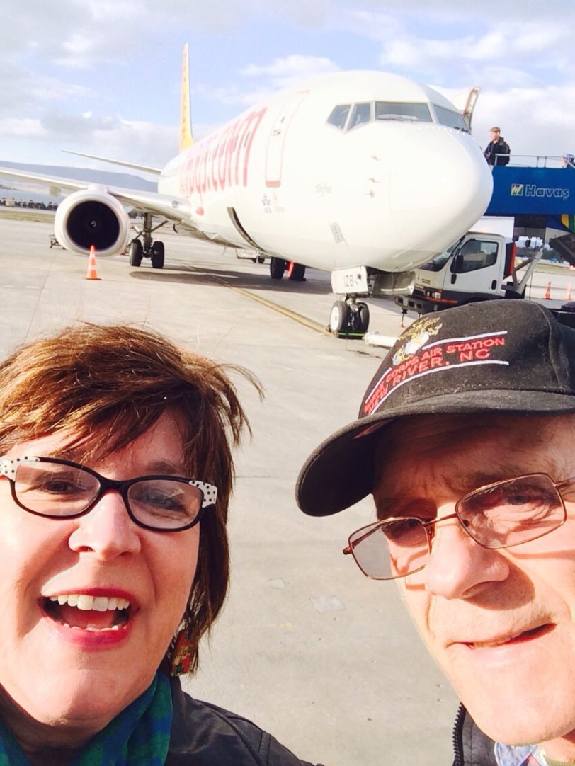 taking off from Kayseri to Izmir, on their own!