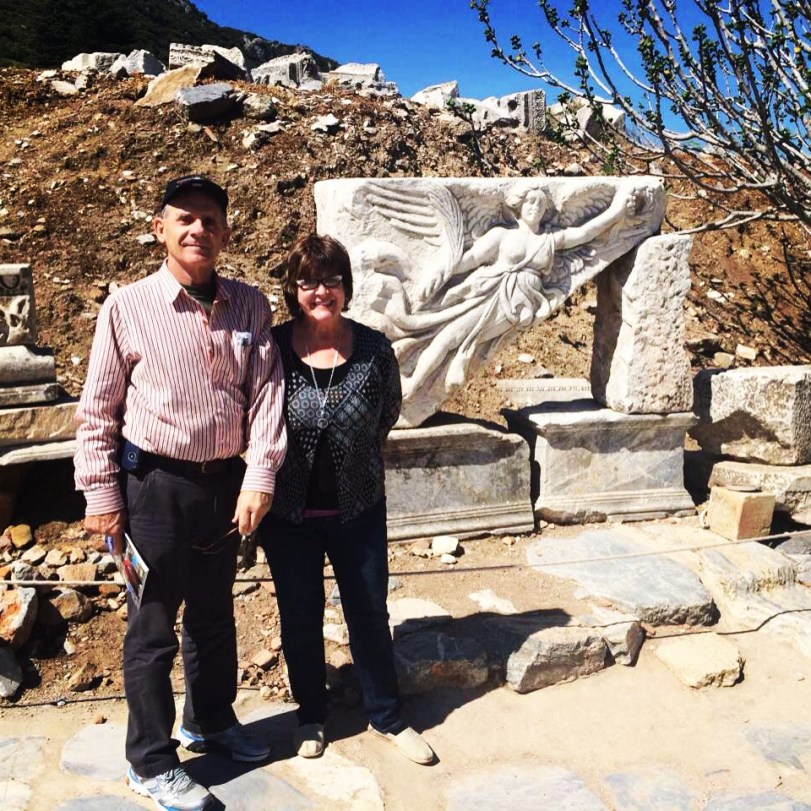 touring Ephesus on their own