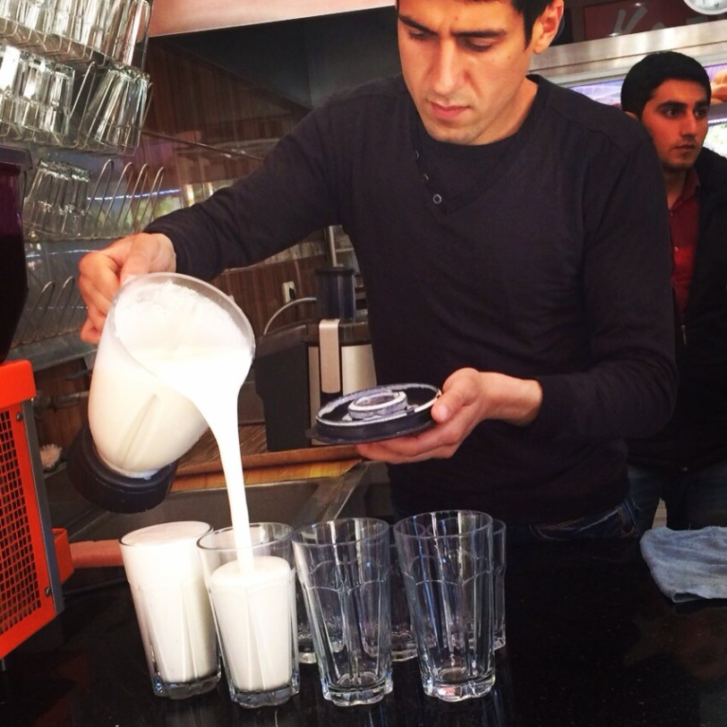 Pouring out tall glasses of goodness