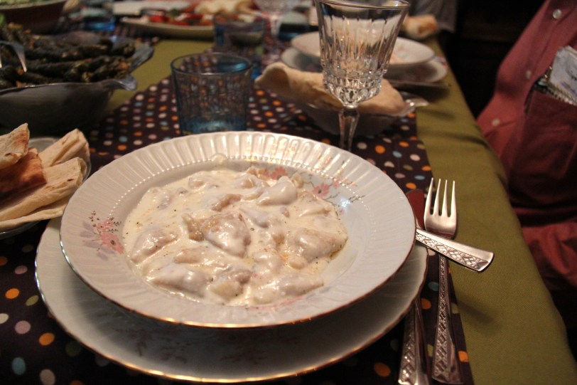 Homemade manti