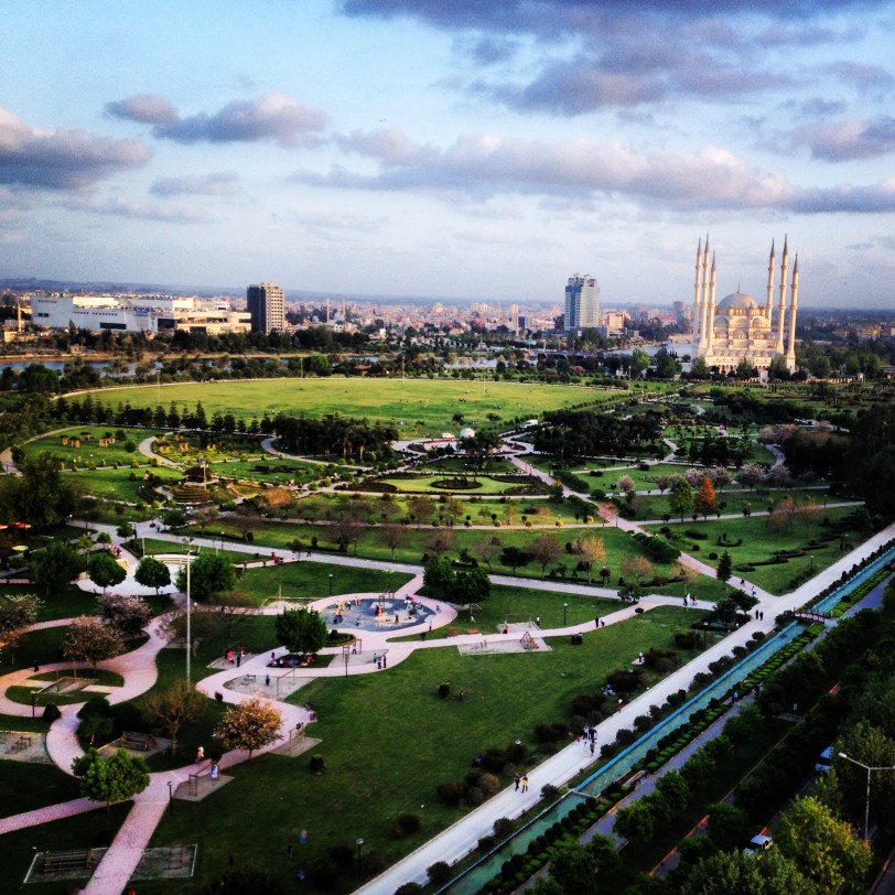 Overlooking Central Park in Adana