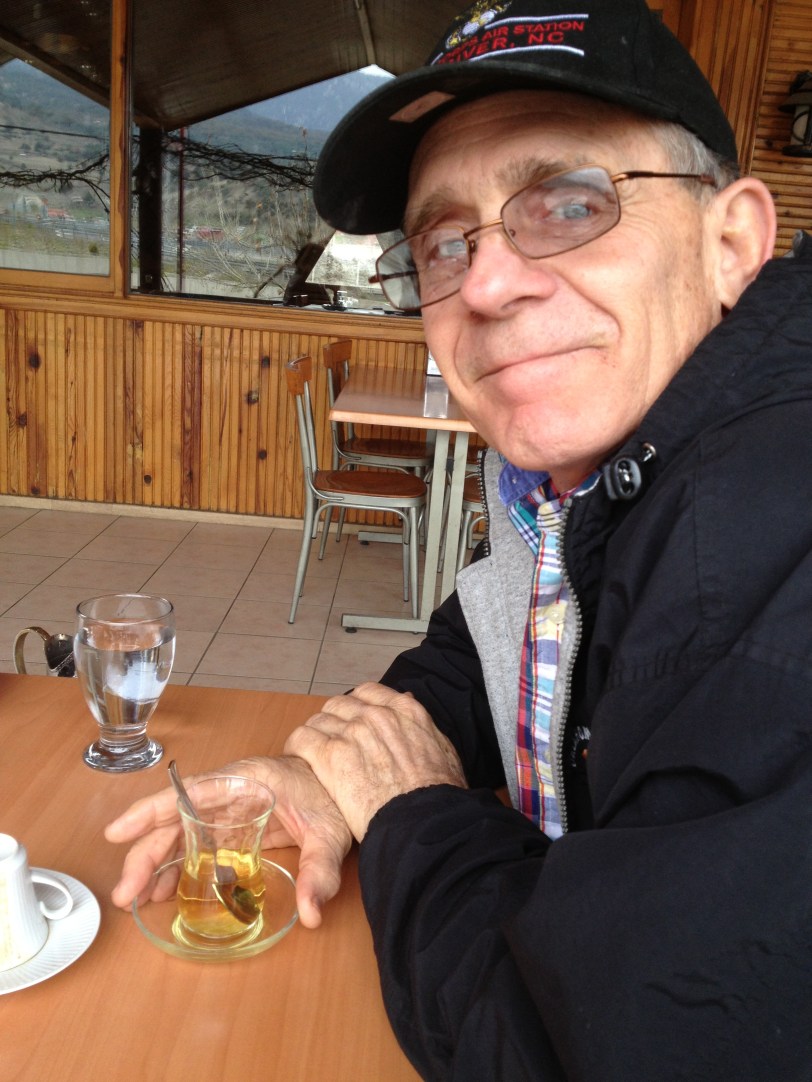 Sipping a special tea from the mountains near Pozanti