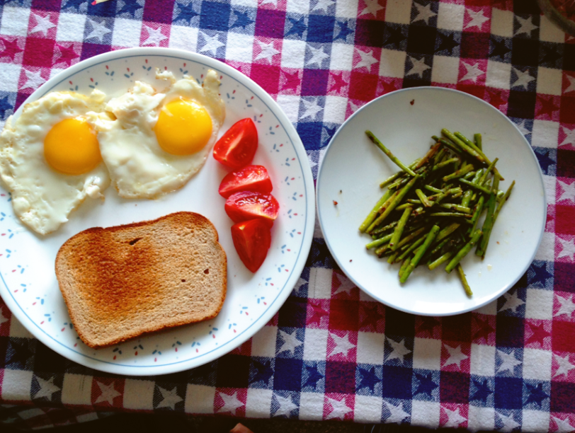 An all-American (veggie) breakfast in Philadelphia 
