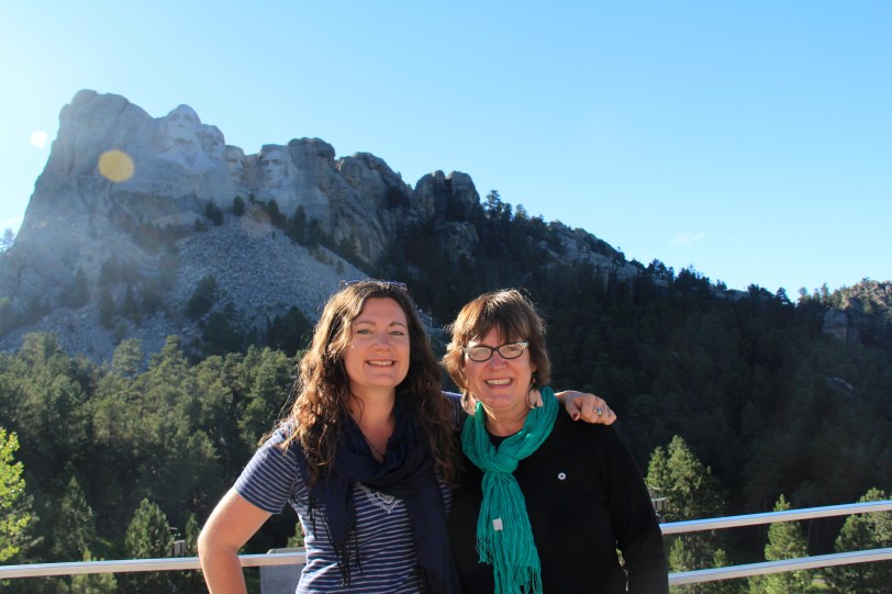 Mom and I at Mount Rushmore in South Dakota 