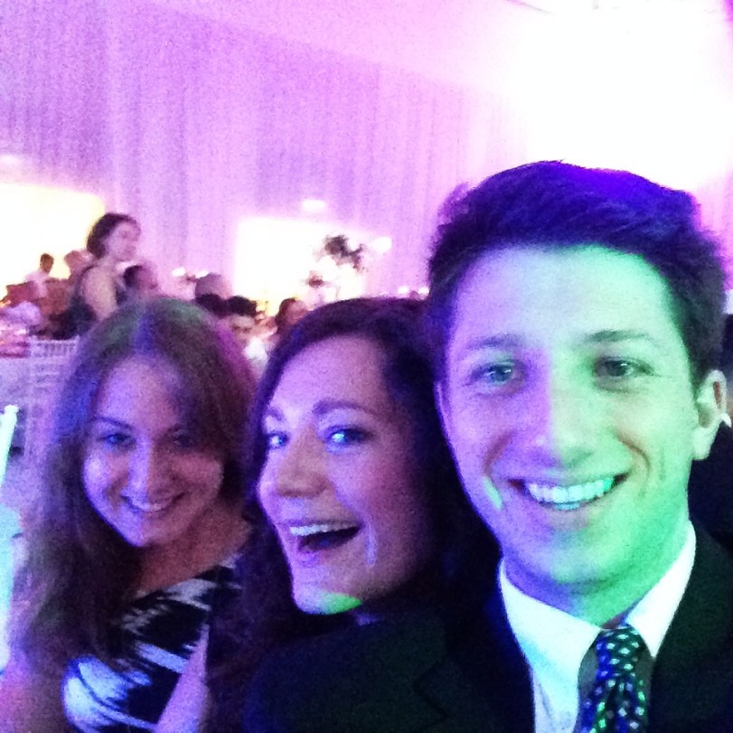 Enjoying yet another wedding in their first week 