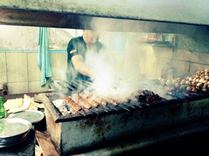 Usta means "master," in this case "of the grill" 